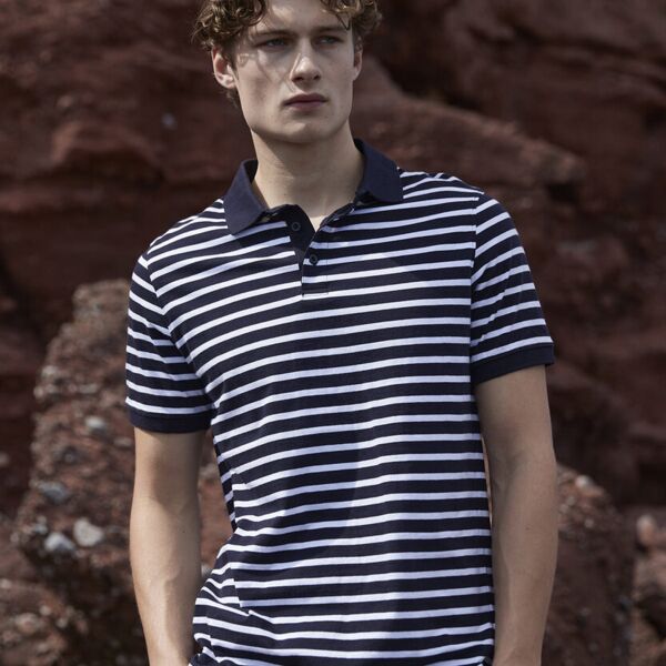 Striped Jersey polo shirt Thumbnail